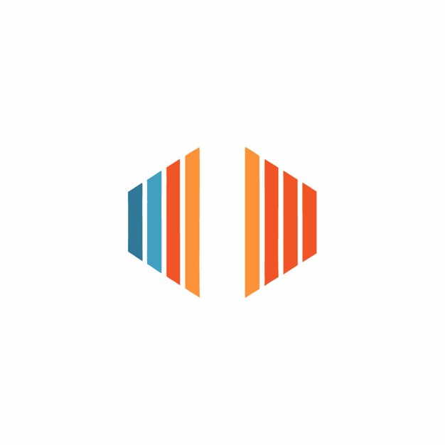 Diseño abstracto del logotipo geométrico