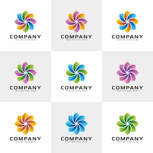 Diseño abstracto del logotipo