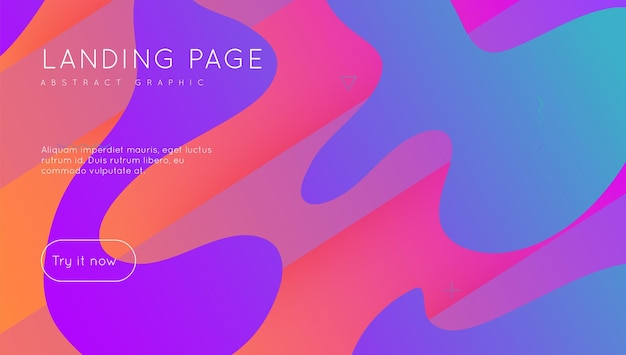 Diseño abstracto Marco de plástico Forma moderna 3d Revista de negocios Folleto de moda azul Pantalla de neón Página de inicio fresca Banner geométrico Diseño abstracto magenta
