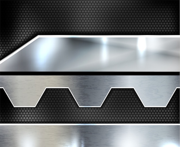 Diseño abstracto de metal