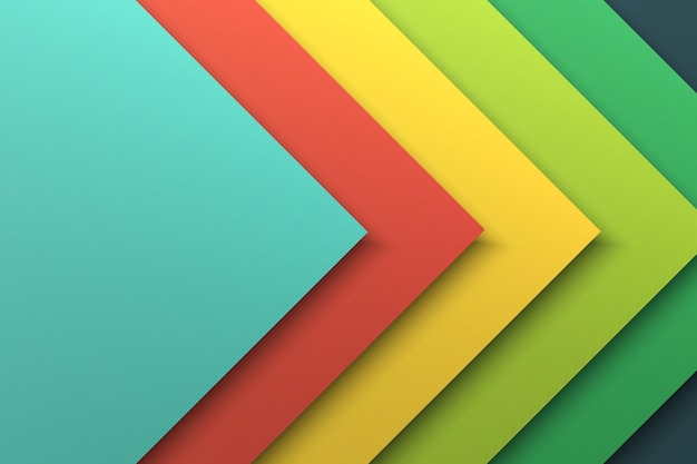 Diseño abstracto moderno con capas de color