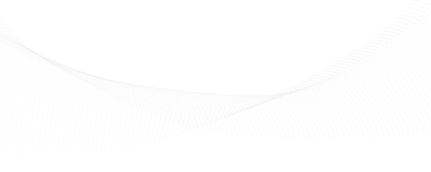 Diseño abstracto onda blanca