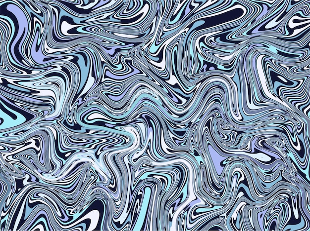 Diseño abstracto de onda fluida azul pastel.