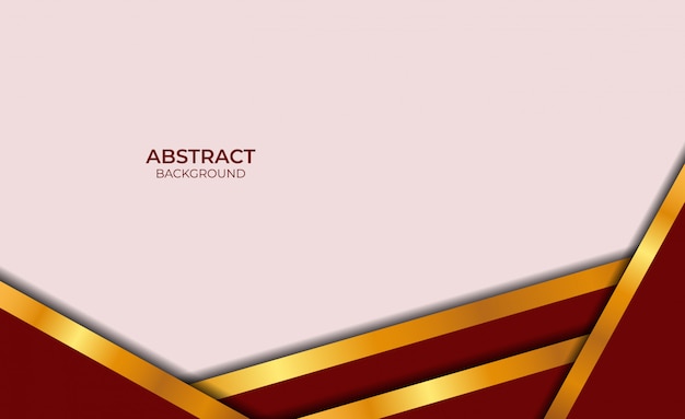 Diseño abstracto rojo y dorado