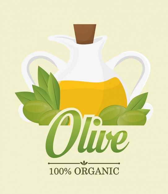 Diseño de aceite de oliva.