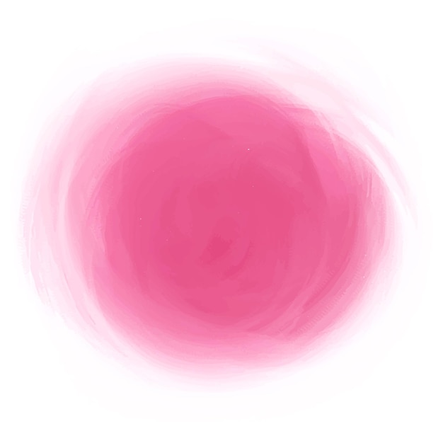Diseño de acuarela de salpicaduras rosadas abstractas vectoriales