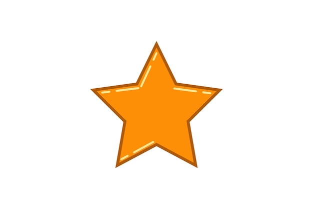 Diseño del adhesivo de nota destacada con estrellas