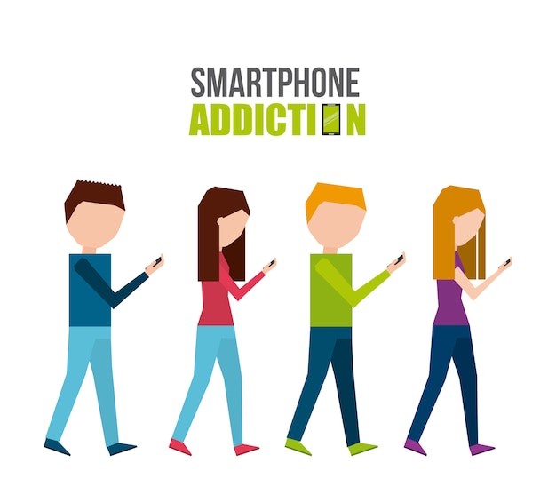 diseño de adicción al teléfono inteligente
