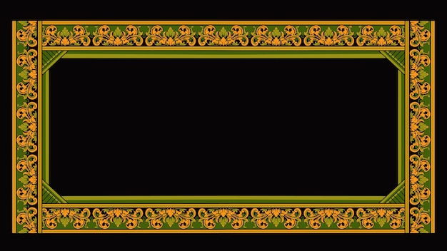 diseño de adorno de vector de grabado de estilo clásico para elementos editables en color