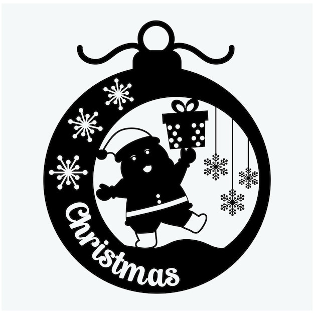 Diseño de adornos de Navidad Diseño de ornamentos de invierno
