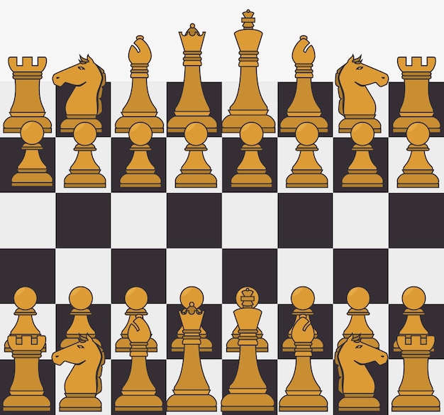 Diseño de ajedrez.