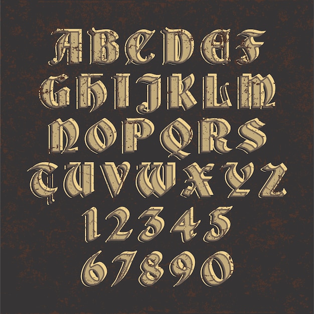 Diseño del alfabeto