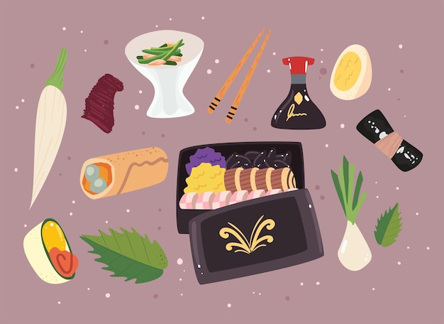 Diseño de alimentos asiáticos