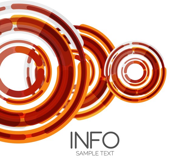 Diseño de alta tecnología de elementos de diseño futurista