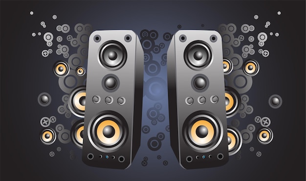 diseño de altavoces musicales