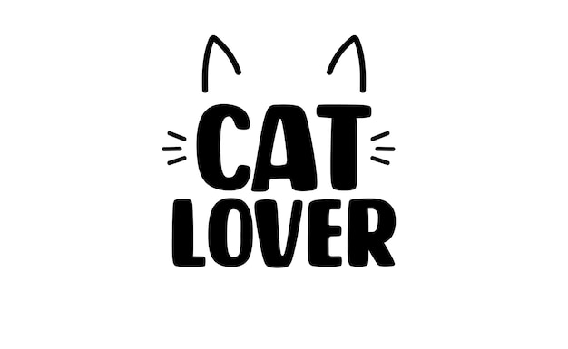 Diseño de amante de los gatos