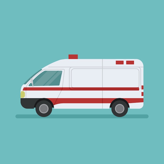 Diseño de ambulancia de emergencia médica