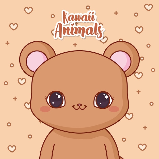 diseño de animales kawaii