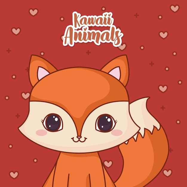 diseño de animales kawaii