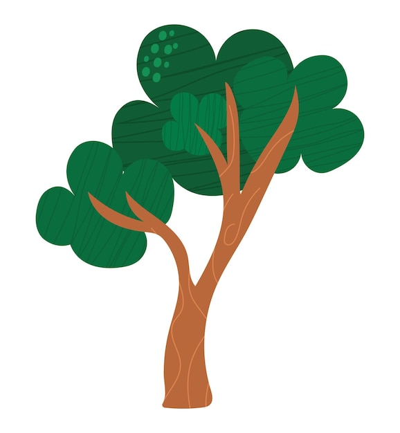 diseño de árbol colorido