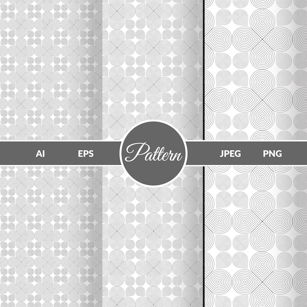 Diseño de archivo vectorial de plantilla de diseño de patrón elegante y moderno