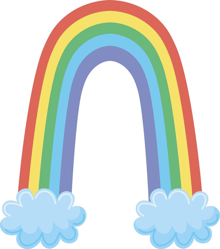 diseño de arco iris de colores