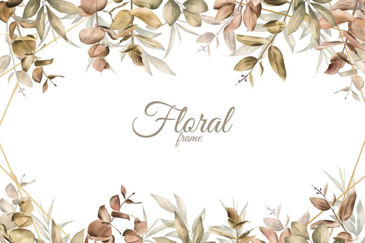 Vector diseño de arreglos florales de acuarela verde
