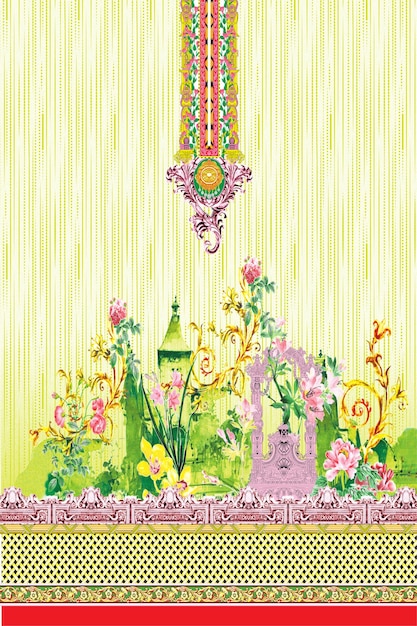 Diseño de arte de fondo textil abstracto