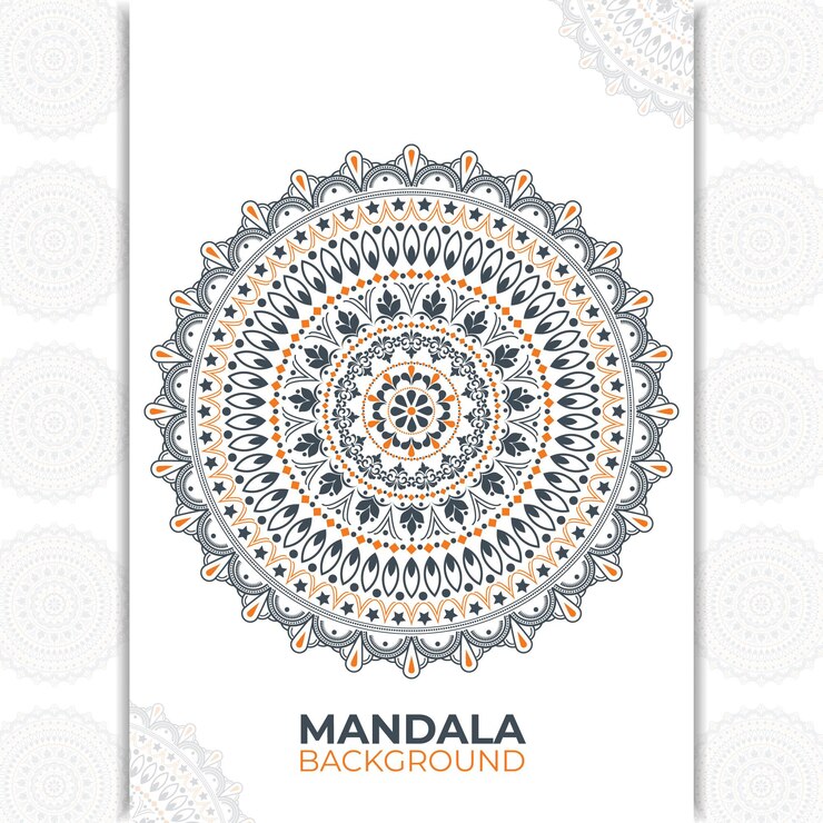 Diseño de arte mandala creativo y único.