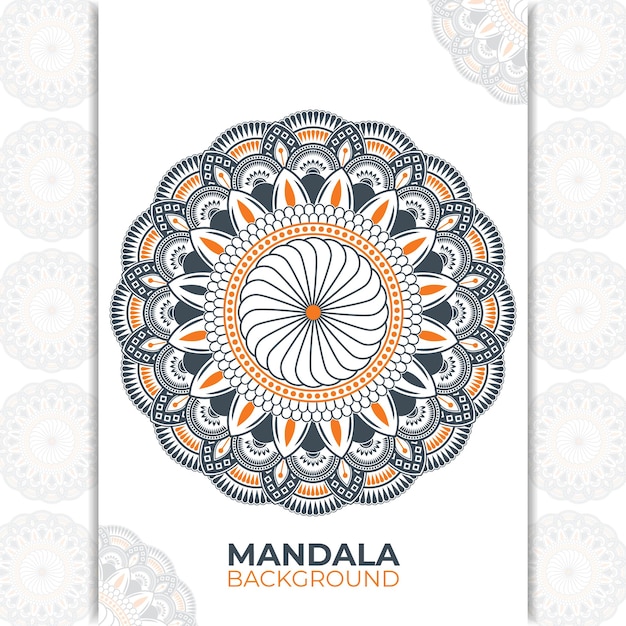 Diseño de arte mandala creativo y único.