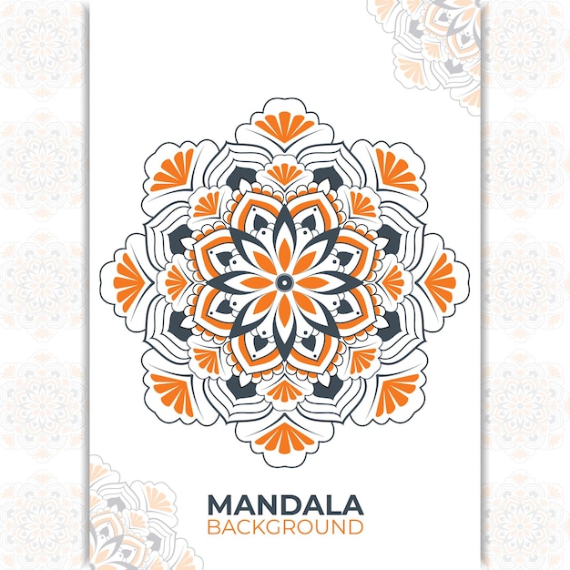 Diseño de arte mandala creativo y único.