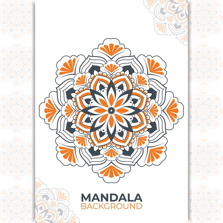 Diseño de arte mandala creativo y único.