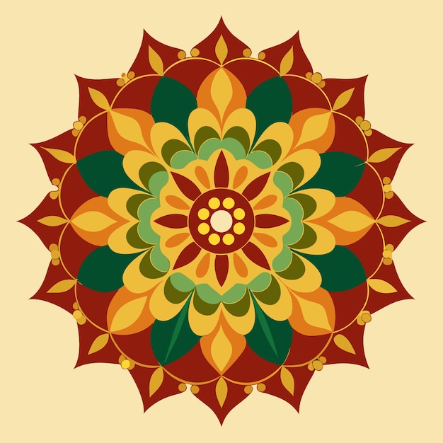 Diseño de arte Mandala
