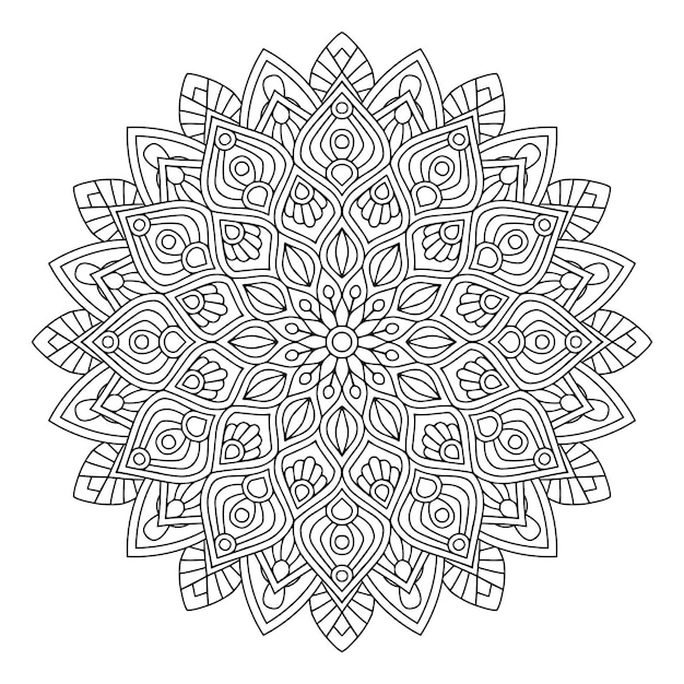 Diseño de arte Mandala