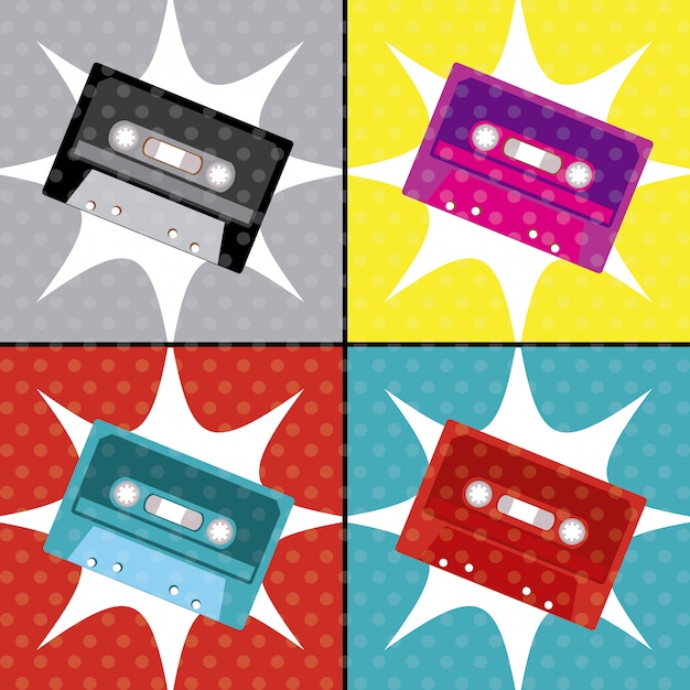Diseño de arte pop.