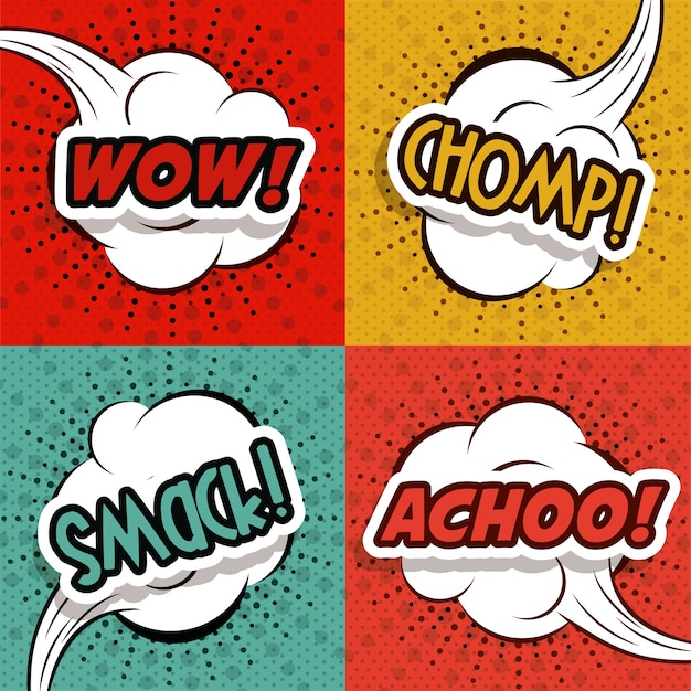 Diseño de arte pop