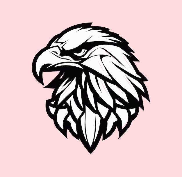 Diseño de arte vectorial de águila