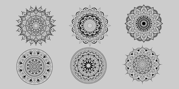 Vector diseño de arte vectorial mandala