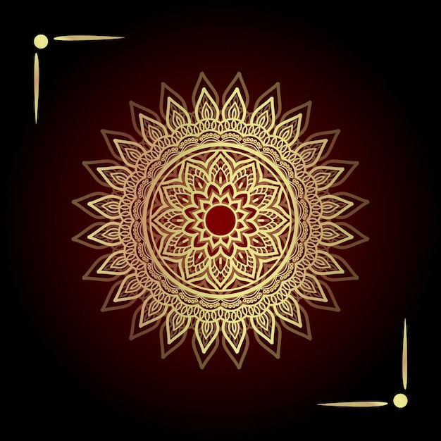 diseño artístico creativo de lujo ornamental de mandala