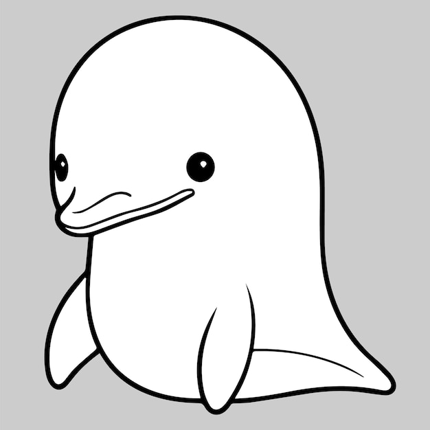 Vector diseño artístico de delfines