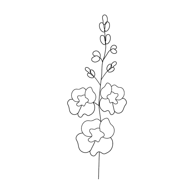 Diseño artístico de flores