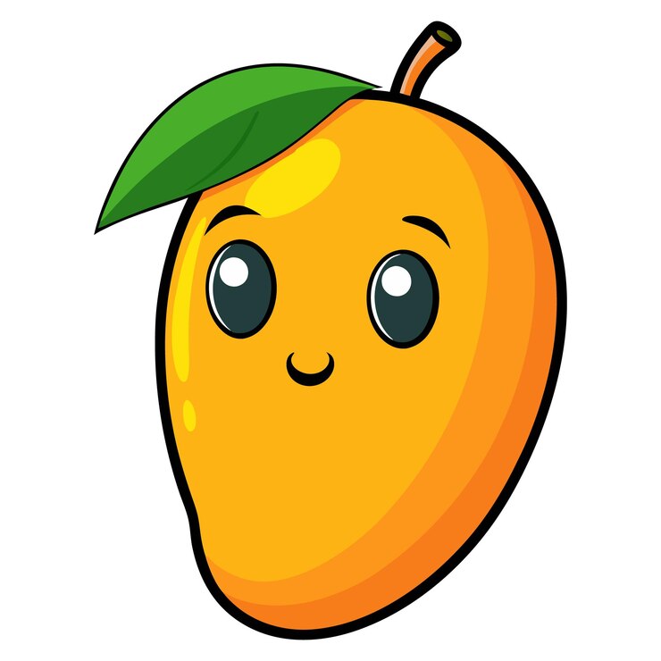 diseño artístico de ilustraciones vectoriales de mango