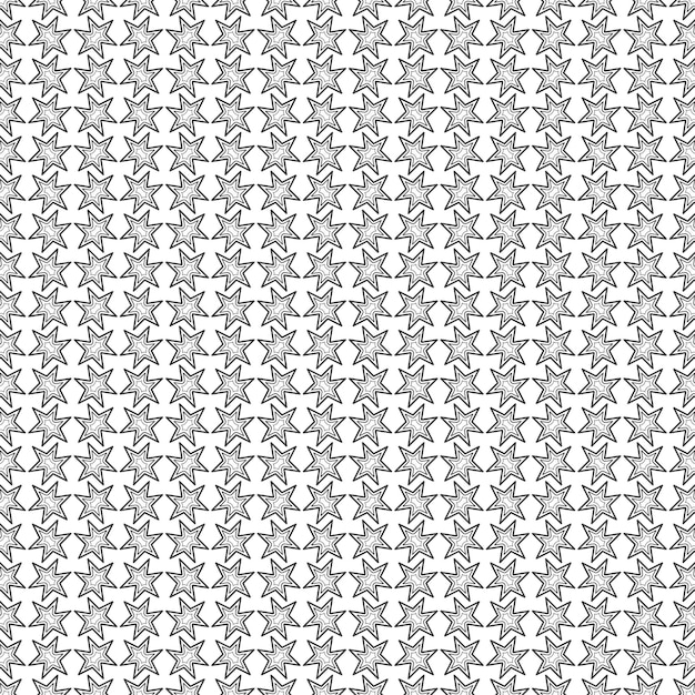 Diseño artístico de líneas de patrón estelar vectorial