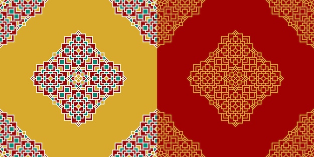 Diseño artístico de Mandala Oriental para el tema étnico y cultural