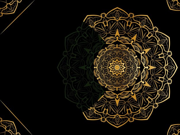 Vector diseño artístico de mandala