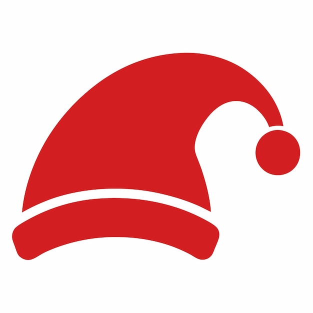 Diseño artístico vectorial de Santa Hat