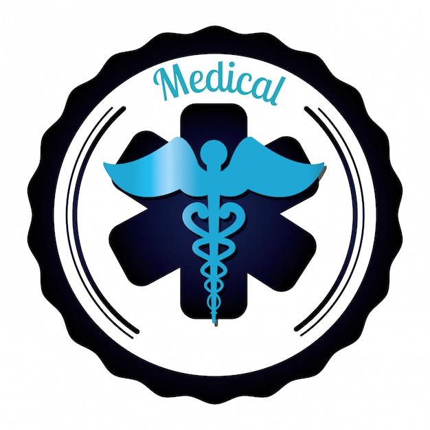 Vector diseño de la asistencia médica