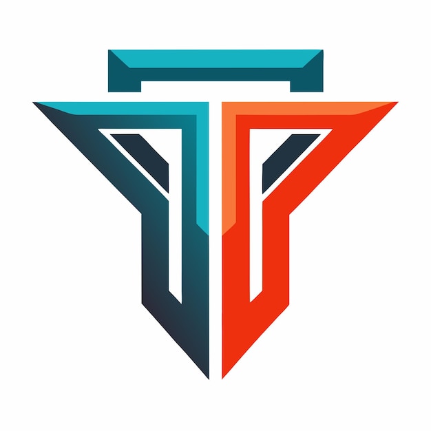 Diseño atemporal Diseño único del logotipo vectorial con la letra T