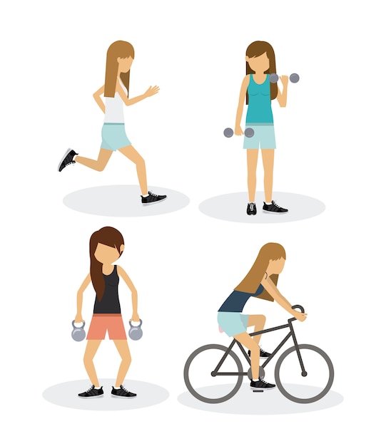 diseño de atleta avatar