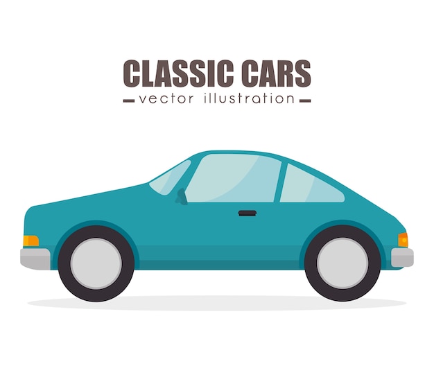 diseño de autos clásicos